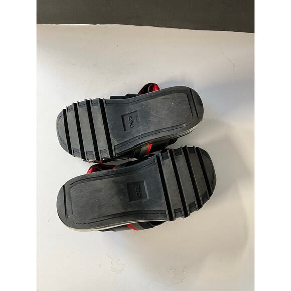 Fendi Roma Air Sole Trekking Sandals Black Red Gray Size 42 Italy main image 9